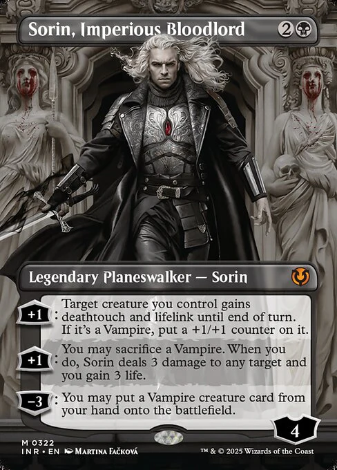 Sorin, Imperious Bloodlord (Borderless) - Innistrad Remastered - M - 322