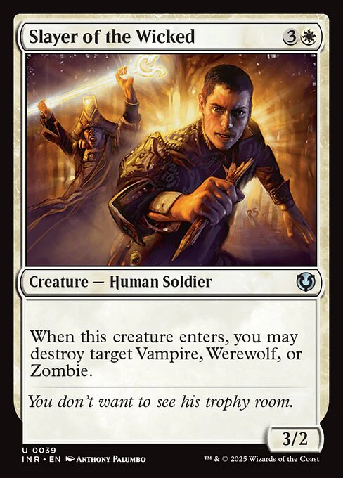 Slayer of the Wicked - Innistrad Remastered - U - 39