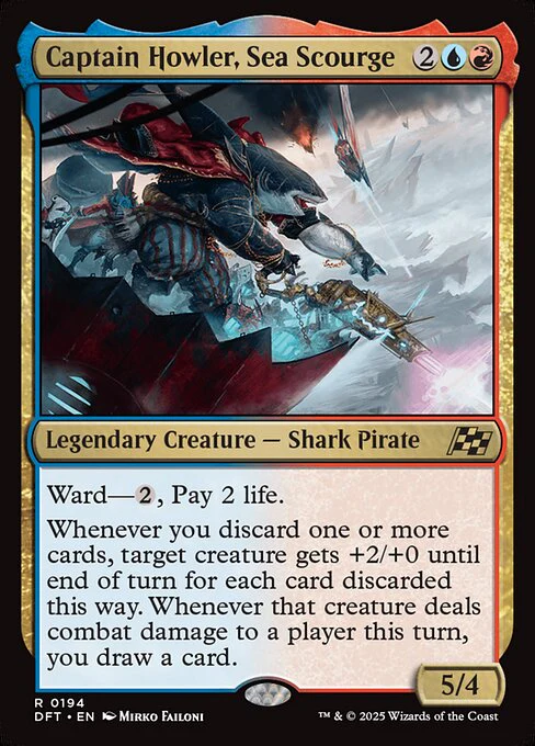 Captain Howler, Sea Scourge - Aetherdrift - R - 194