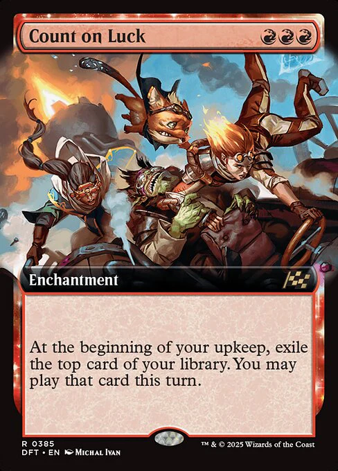 Count on Luck (Extended Art) - Aetherdrift - R - 385