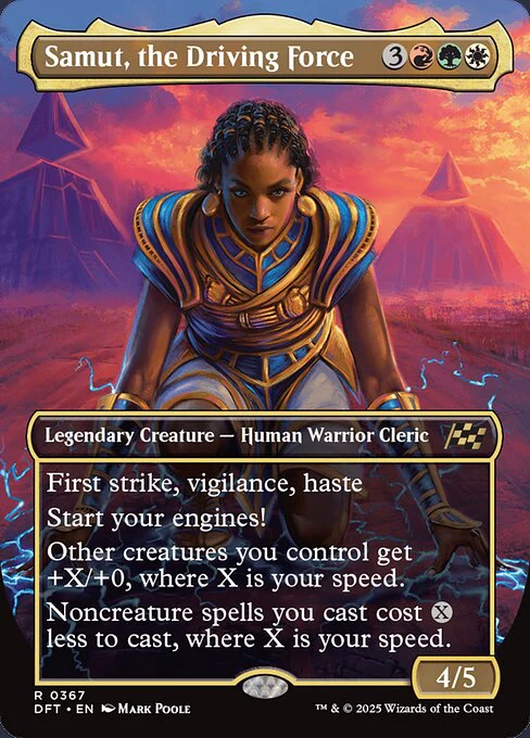 Samut, the Driving Force (Borderless) - Aetherdrift - R - 367