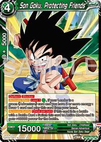 Son Goku, Protecting Friends - History of Z - Uncommon - BT27-050