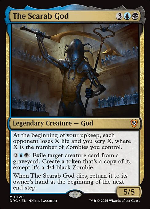 The Scarab God - Commander: Aetherdrift - M - 120
