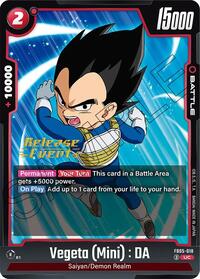Vegeta (Mini) : DA - New Adventure Release Event Cards - Uncommon - FB05-018
