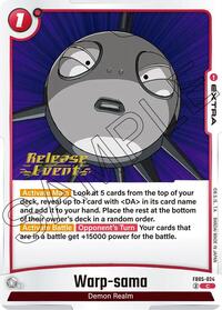 Warp-sama - New Adventure Release Event Cards - Common - FB05-024