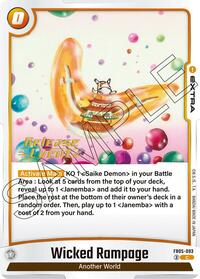 Wicked Rampage - New Adventure Release Event Cards - Common - FB05-093