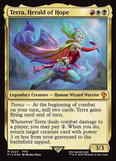 Terra, Herald of Hope (Surge Foil) - Commander: FINAL FANTASY - M - 223