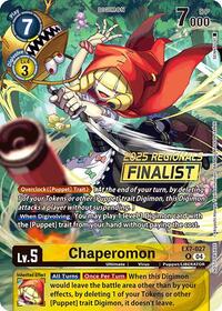 Chaperomon (2025 Regionals Finalist) - Digimon LIBERATOR - Rare - EX7-027 R