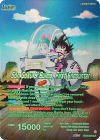 Son Goku // Son Goku & Bulma, First Encounter (SLR) - History of Z - Special Leader Rare - BT27-044