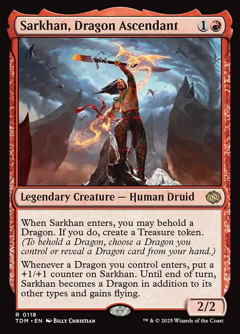 Sarkhan, Dragon Ascendant - Tarkir: Dragonstorm - R - 118