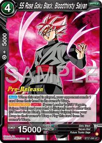 SS Rose Goku Black, Bloodthisty Saiyan - History of Z Pre-Release Cards - Uncommon - BT27-098