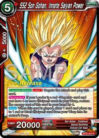 SS2 Son Gohan, Innate Saiyan Power - History of Z Pre-Release Cards - Rare - BT27-014