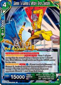 Gamna 1 & Gamma 2, Military Terror Creations - History of Z Pre-Release Cards - Rare - BT27-134