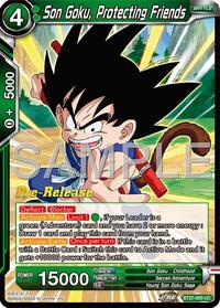 Son Goku, Protecting Friends - History of Z Pre-Release Cards - Uncommon - BT27-050
