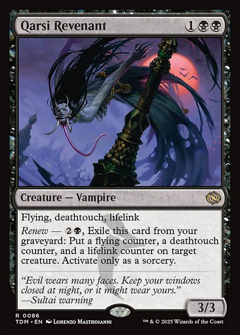 Qarsi Revenant - Tarkir: Dragonstorm - R - 86