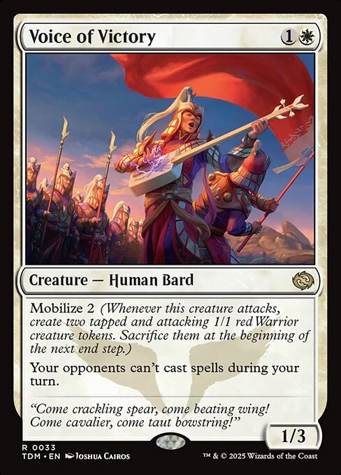 Voice of Victory - Tarkir: Dragonstorm - R - 33