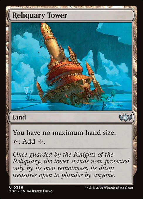 Reliquary Tower - Commander: Tarkir: Dragonstorm - U - 386