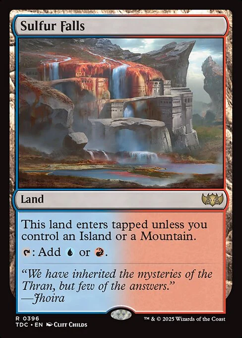 Sulfur Falls - Commander: Tarkir: Dragonstorm - R - 396