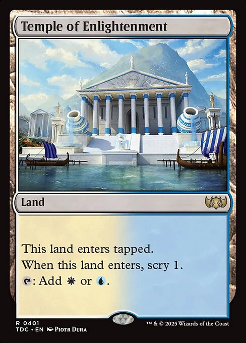 Temple of Enlightenment - Commander: Tarkir: Dragonstorm - R - 401