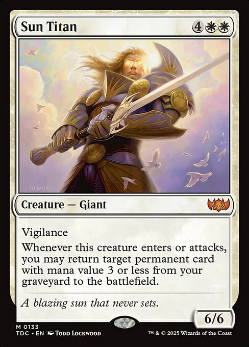 Sun Titan - Commander: Tarkir: Dragonstorm - M - 133