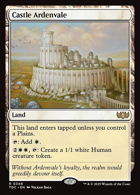 Castle Ardenvale - Commander: Tarkir: Dragonstorm - R - 346