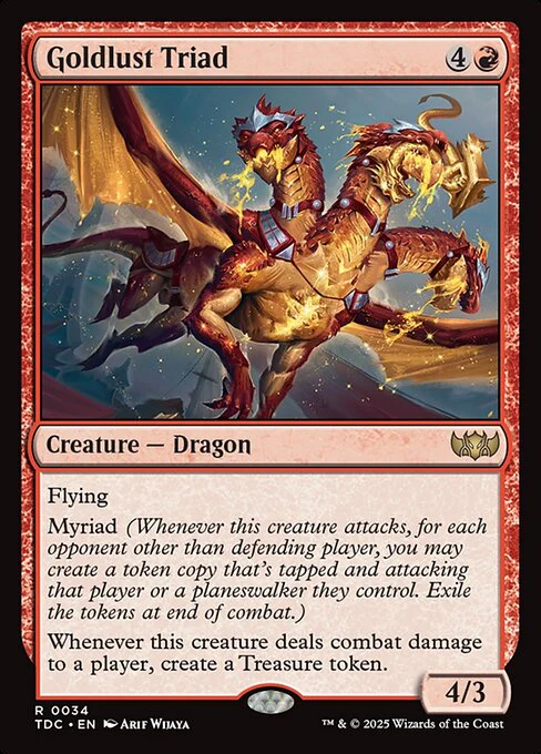 Goldlust Triad - Commander: Tarkir: Dragonstorm - R - 34