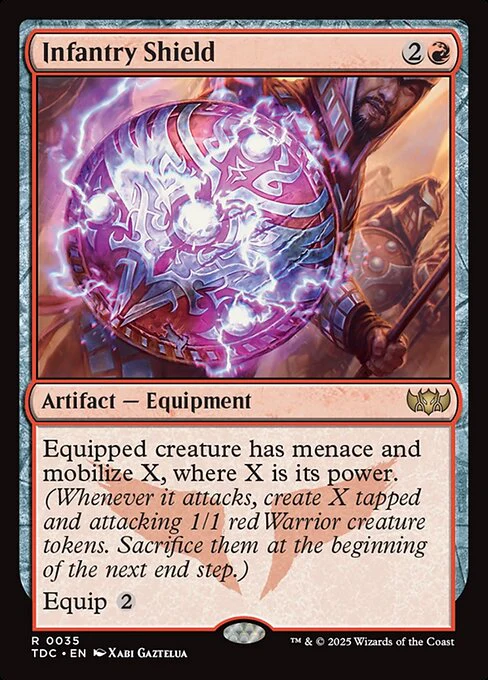 Infantry Shield - Commander: Tarkir: Dragonstorm - R - 35