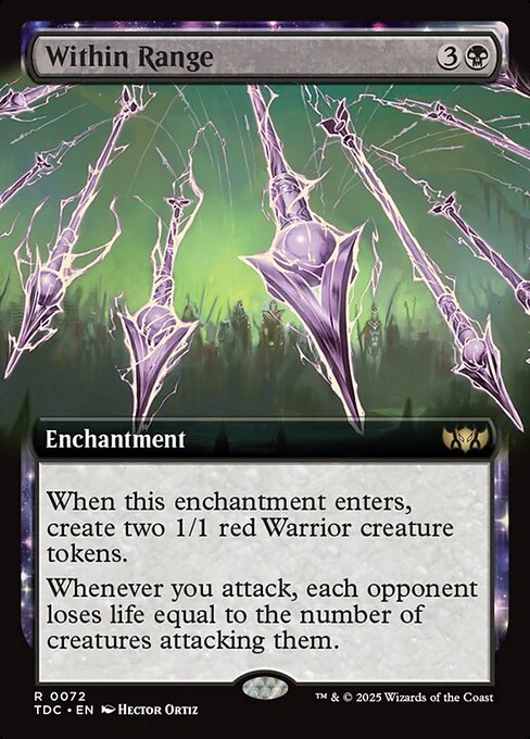 Within Range (Extended Art) - Commander: Tarkir: Dragonstorm - R - 72