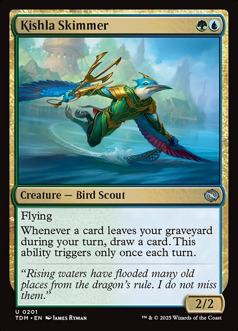 Kishla Skimmer - Tarkir: Dragonstorm - U - 201