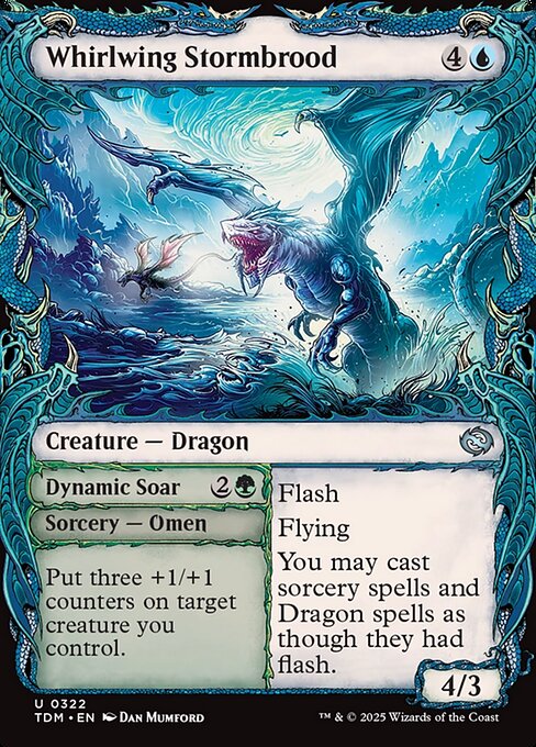 Whirlwing Stormbrood (Showcase) - Tarkir: Dragonstorm - U - 322