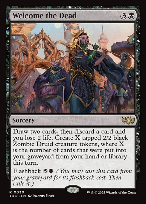 Welcome the Dead - Commander: Tarkir: Dragonstorm - R - 30
