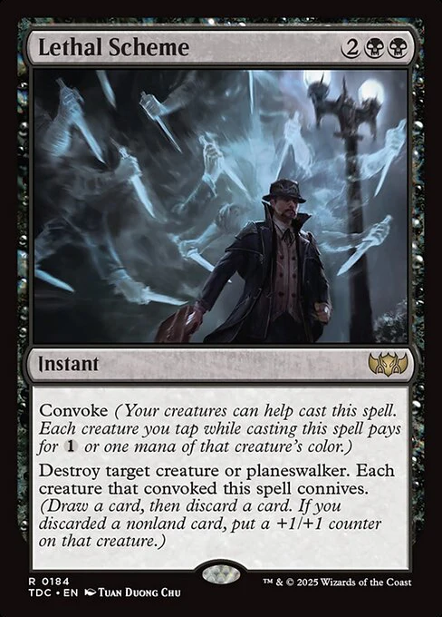 Lethal Scheme - Commander: Tarkir: Dragonstorm - R - 184