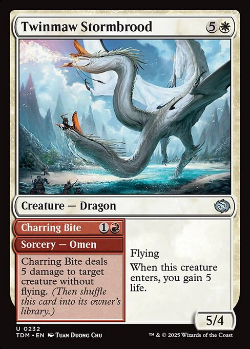 Twinmaw Stormbrood - Tarkir: Dragonstorm - U - 232