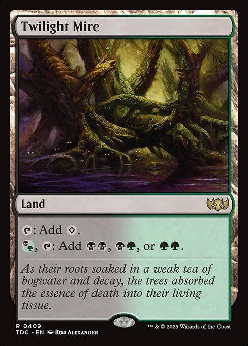 Twilight Mire - Commander: Tarkir: Dragonstorm - R - 409