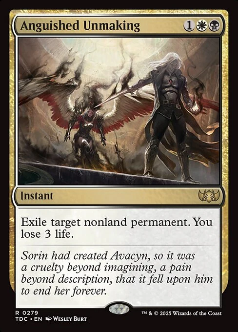 Anguished Unmaking - Commander: Tarkir: Dragonstorm - R - 279