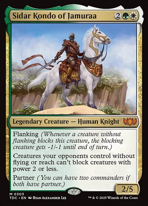Sidar Kondo of Jamuraa - Commander: Tarkir: Dragonstorm - M - 303