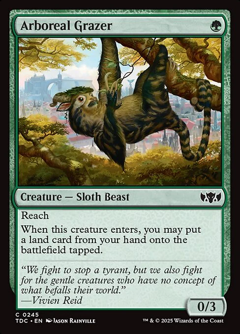 Arboreal Grazer - Commander: Tarkir: Dragonstorm - C - 245