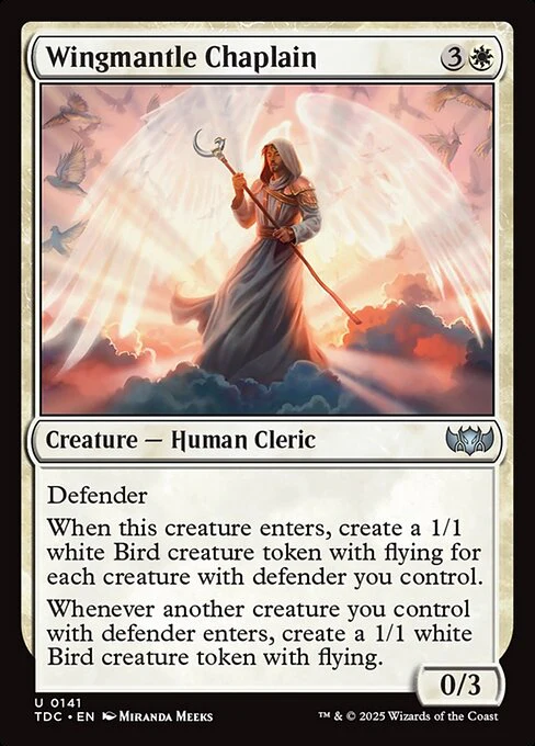 Wingmantle Chaplain - Commander: Tarkir: Dragonstorm - U - 141