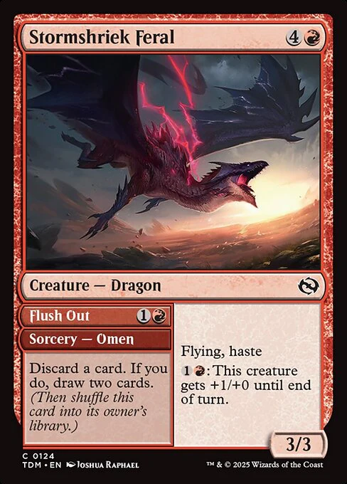 Stormshriek Feral - Tarkir: Dragonstorm - C - 124