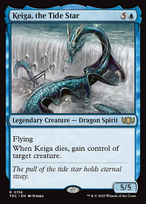 Keiga, the Tide Star - Commander: Tarkir: Dragonstorm - R - 156