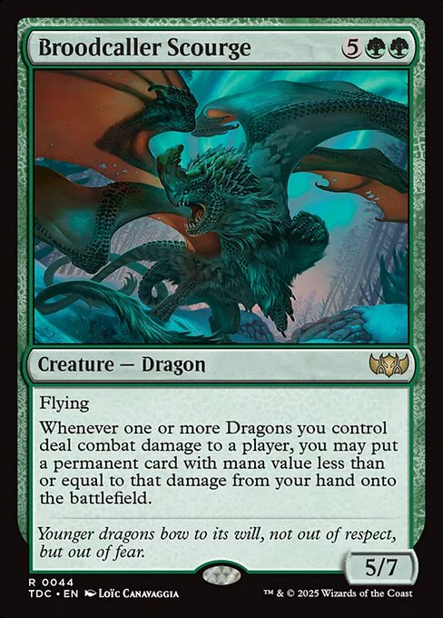 Broodcaller Scourge - Commander: Tarkir: Dragonstorm - R - 44