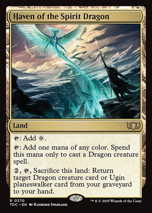 Haven of the Spirit Dragon - Commander: Tarkir: Dragonstorm - R - 370