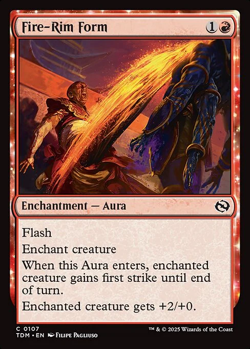 Fire-Rim Form - Tarkir: Dragonstorm - C - 107