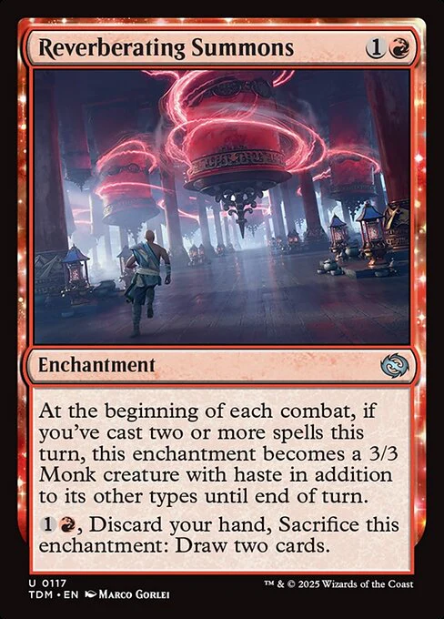 Reverberating Summons - Tarkir: Dragonstorm - U - 117