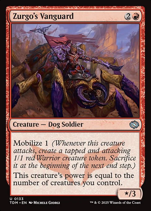 Zurgo's Vanguard - Tarkir: Dragonstorm - U - 133