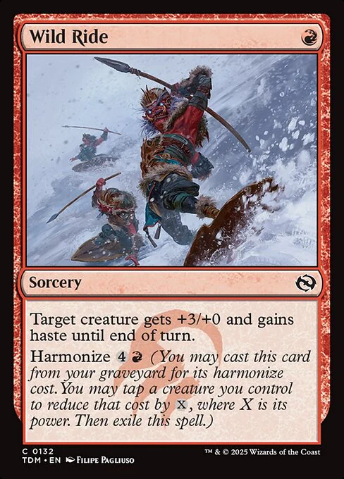 Wild Ride - Tarkir: Dragonstorm - C - 132