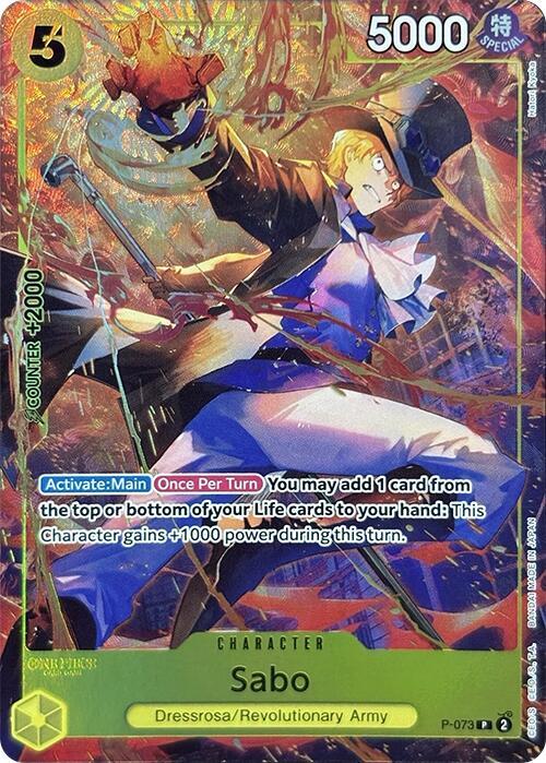 Sabo (Premium Card Collection -Best Selection Vol. 3-) - One Piece Promotion Cards - PR - P-073