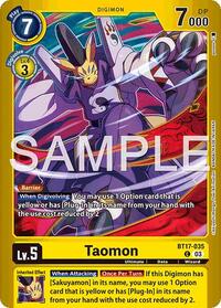 Taomon (Limited Card Pack -Billion Bullet-) - Secret Crisis - Common - BT17-035 C