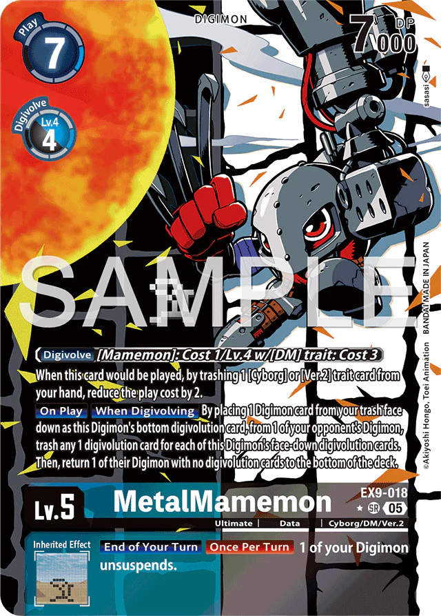 MetalMamemon (Alternate Art) - Versus Monsters - Super Rare - EX9-018