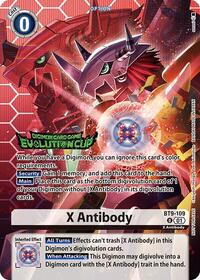 X Antibody (Evolution Cup 2025 Vol. 1) - X Record - Uncommon - BT9-109 U